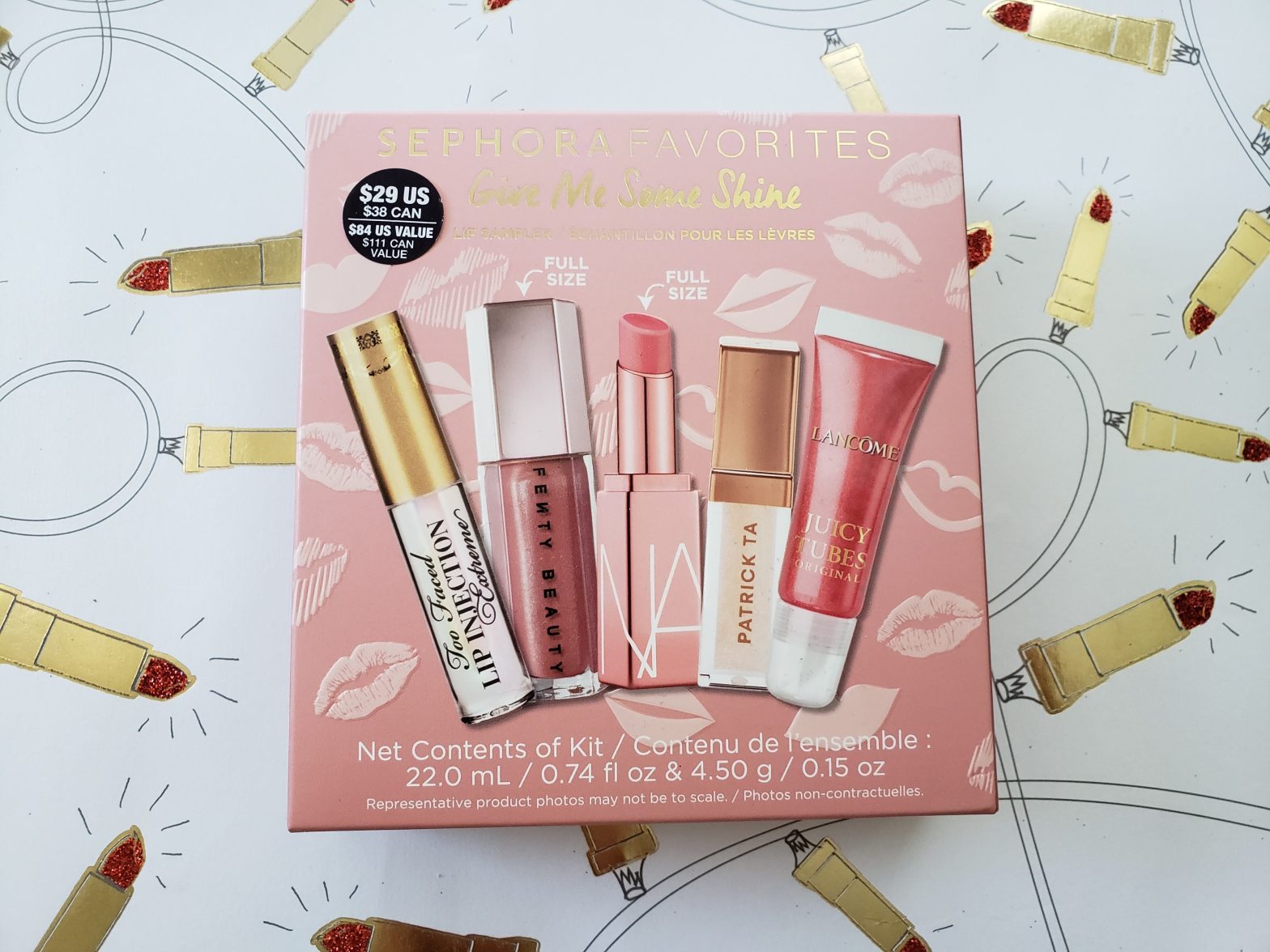 Sephora Favorite Give Me Some Glitter Lip Balm and Swatch set review
